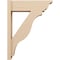 Ekena Millwork 8-in W x 26-in D x 34-in H Funston Trad Rough Cedar Woodgrain TimberThane Outlooker, Primed Tan OUTUR080X26X34FST04RCPR - alternate 4